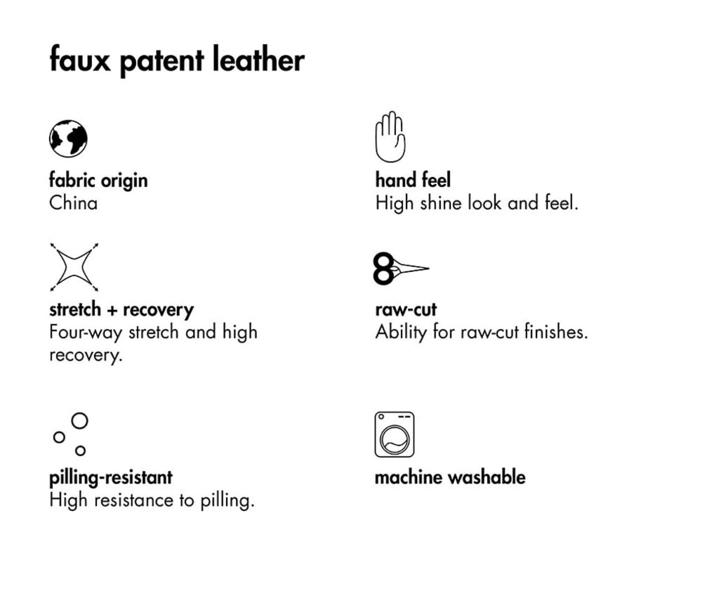 Patent High Waist Pencil Skirt - The Vault by Sacha