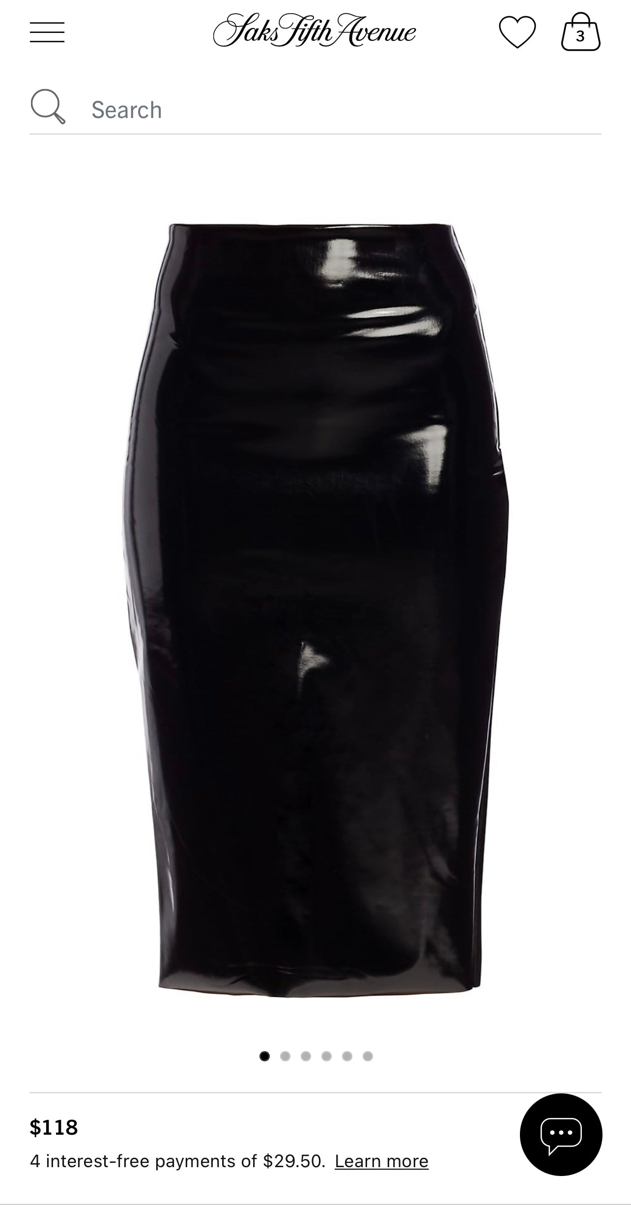 Patent High Waist Pencil Skirt - The Vault by Sacha