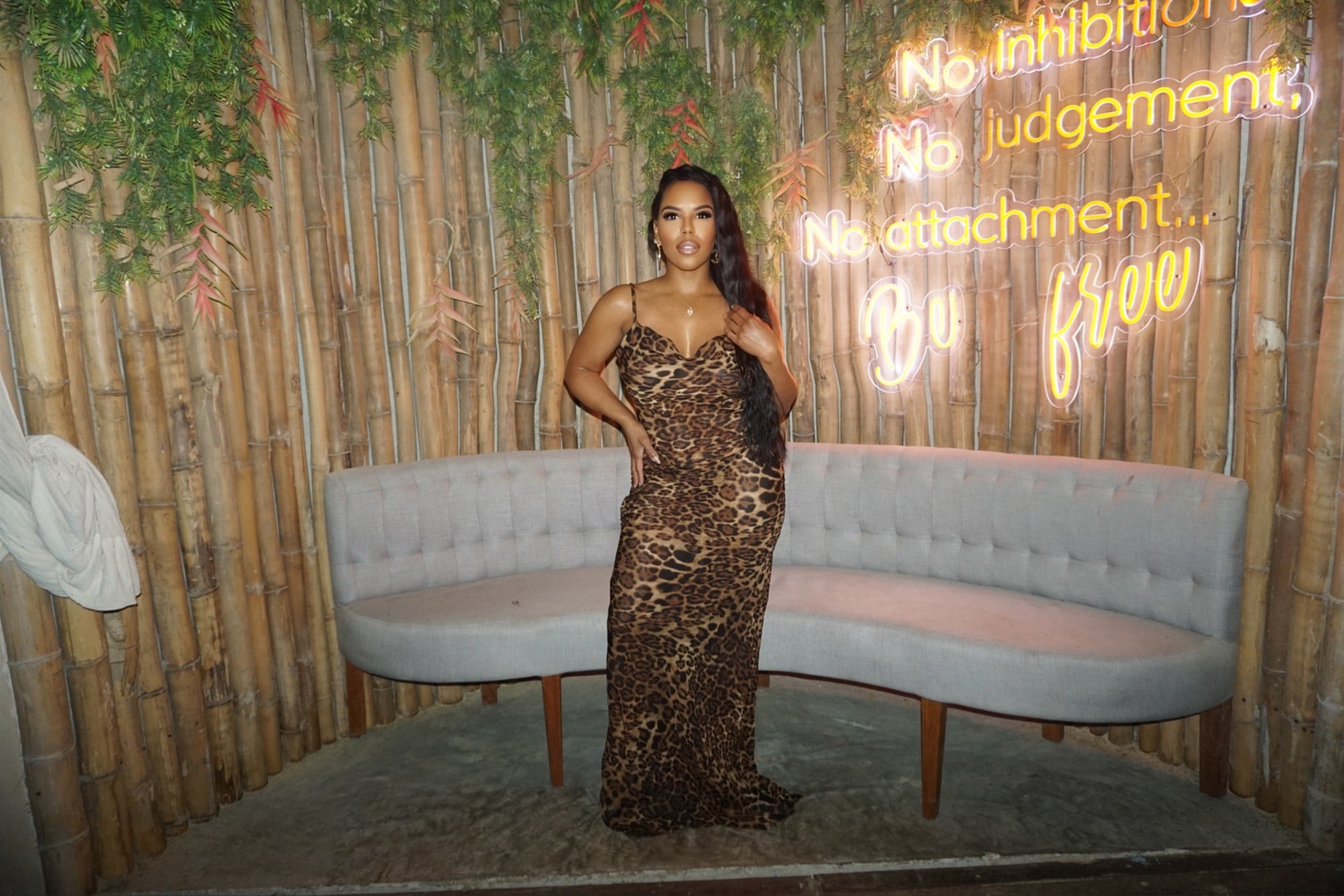 Sheer Leopard dress