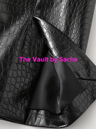 Crocodile Crop Jacket - The Vault by Sacha