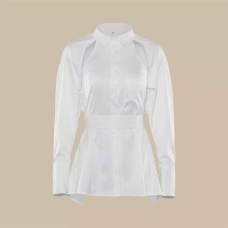 Split Back Button Up Shirt - The Vault by Sacha