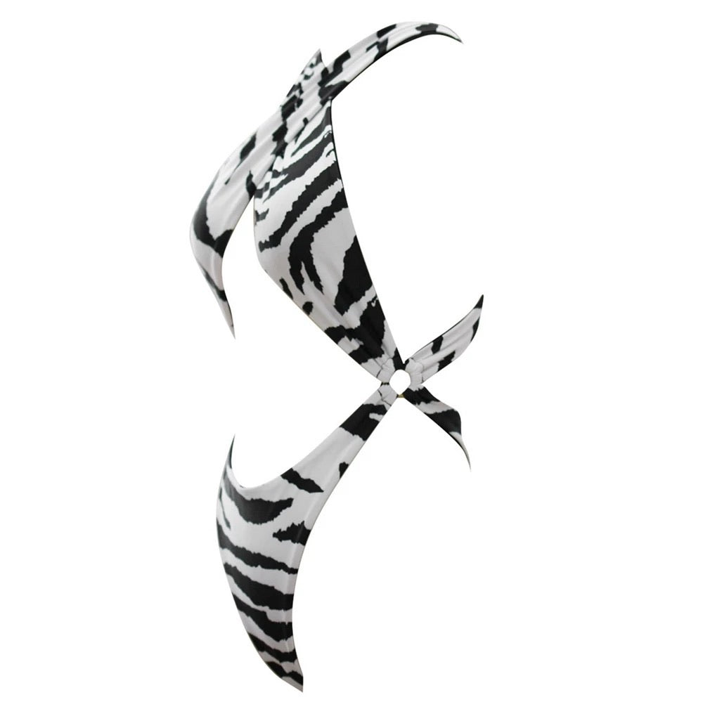 Reversible Zebra/Black Swimsuit - The Vault by Sacha